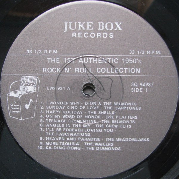Various - The First Authentic 1950's Rock & Roll Collection *BOX* | Excellent (EX) Very Good Plus (VG+)
