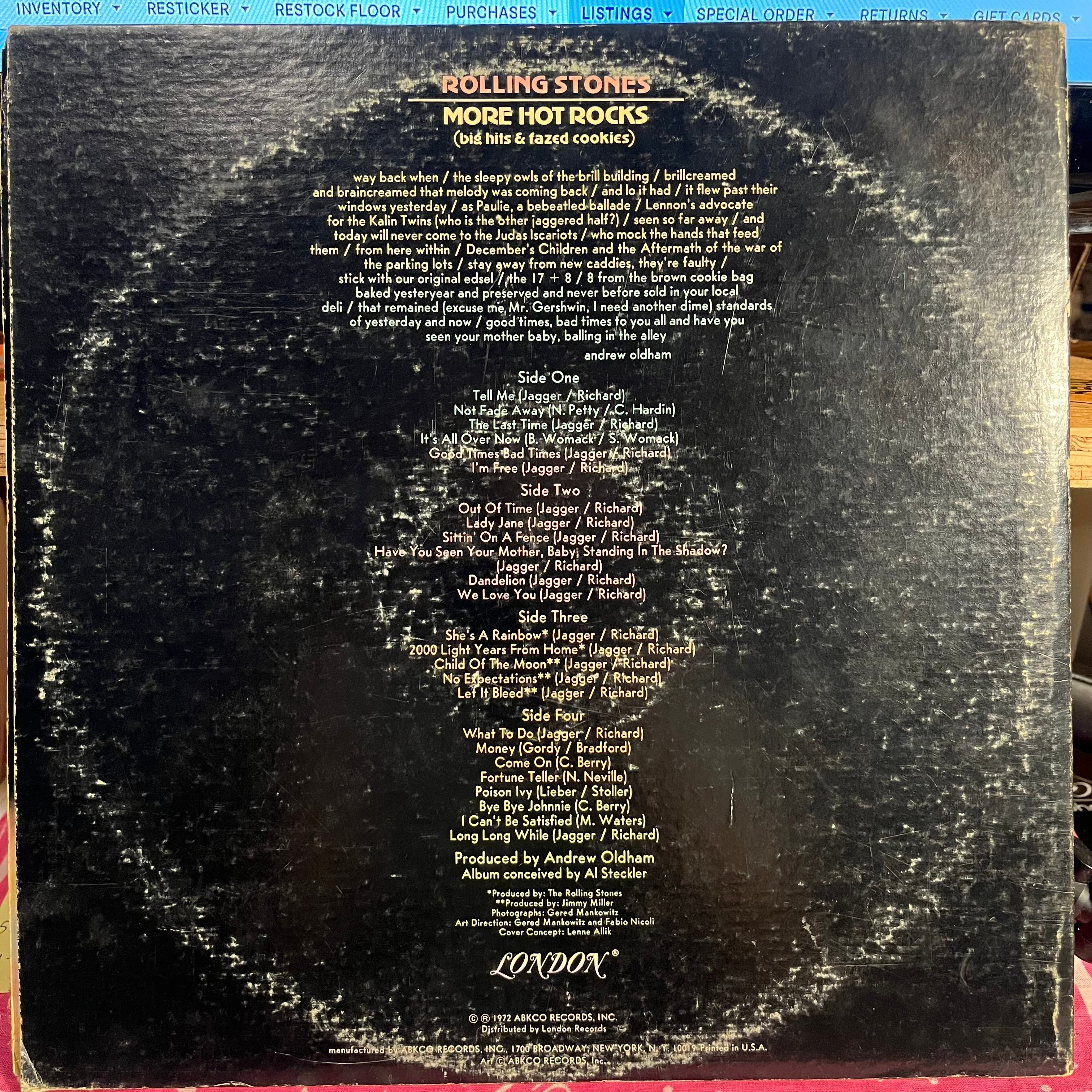 The Rolling Stones - More Hot Rocks (Big Hits & Fazed Cookies) | Excellent (EX) Very Good (VG)