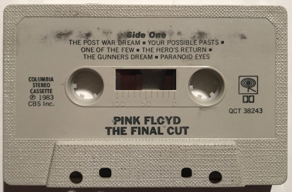 Pink Floyd - The Final Cut (CASS) | Excellent+ (EX+) Excellent+ (EX+)