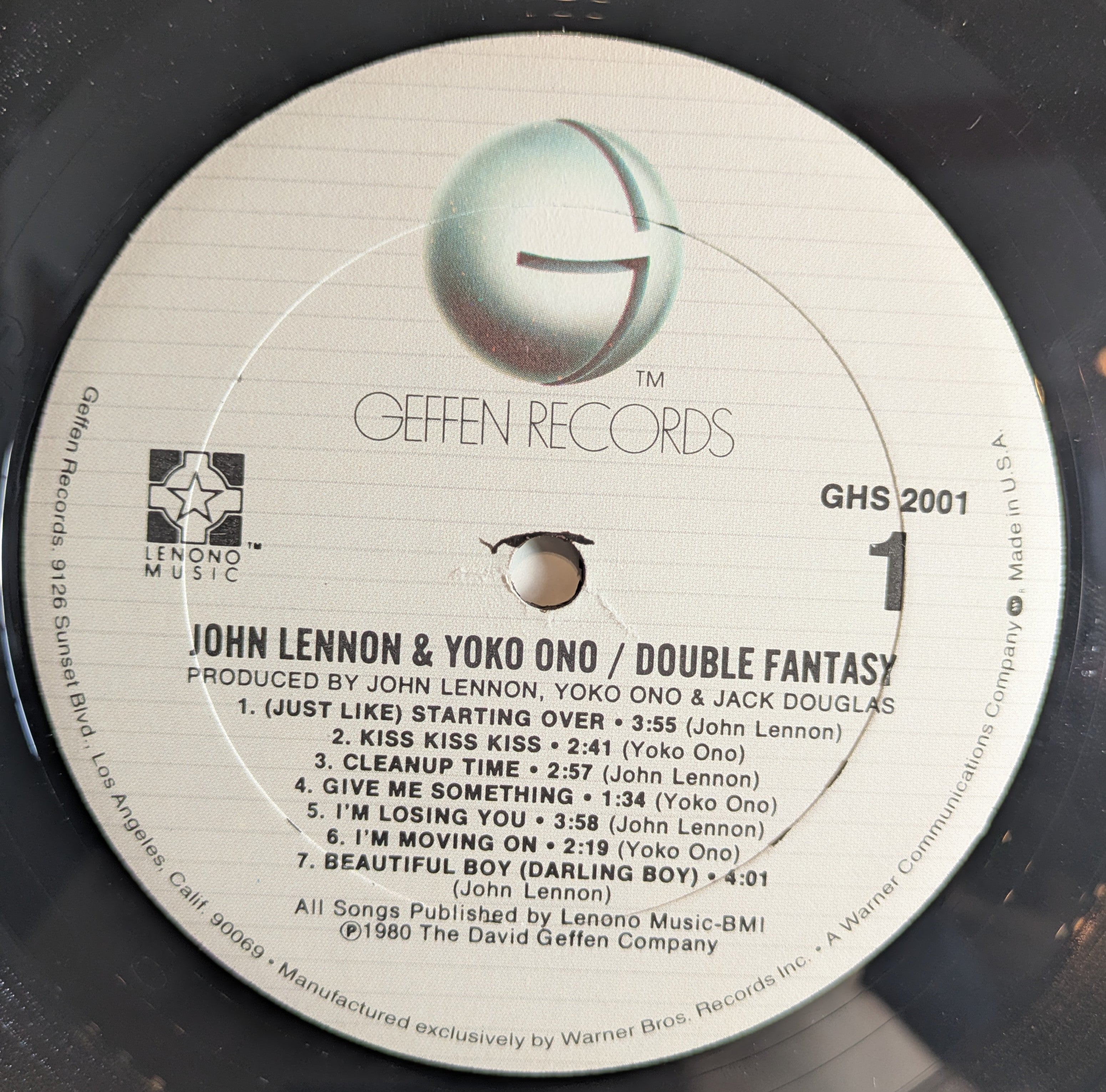 John Lennon & Yoko Ono - Double Fantasy (VINYL) | Excellent (EX) Very Good Plus (VG+)