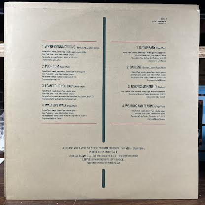 Led Zeppelin - Coda (VINYL) | Excellent (EX) Excellent (EX)