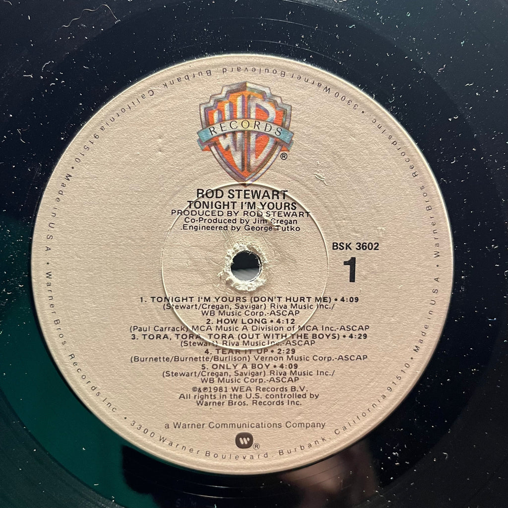 Rod Stewart - Tonight I'm Yours | Excellent (EX) Near Mint (NM)