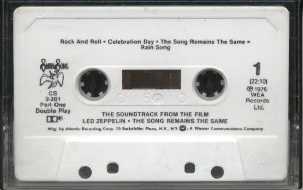 Led Zeppelin - The Soundtrack From The Film The Song Remains The Same (2XCASSETTE) | Excellent (EX) Excellent (EX)