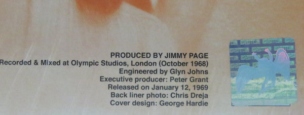 Led Zeppelin - Led Zeppelin (VINYL) | Excellent (EX)
