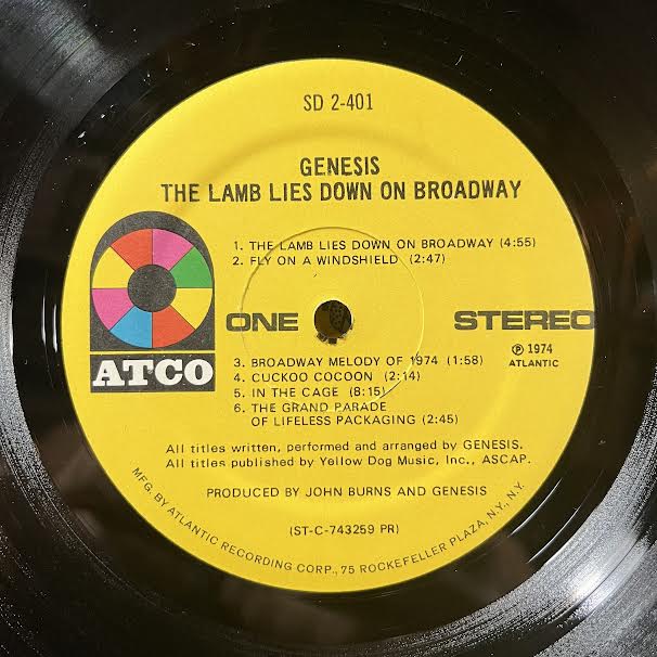 Genesis - The Lamb Lies Down On Broadway (2xVINYL) | Excellent (EX) Very Good (VG)