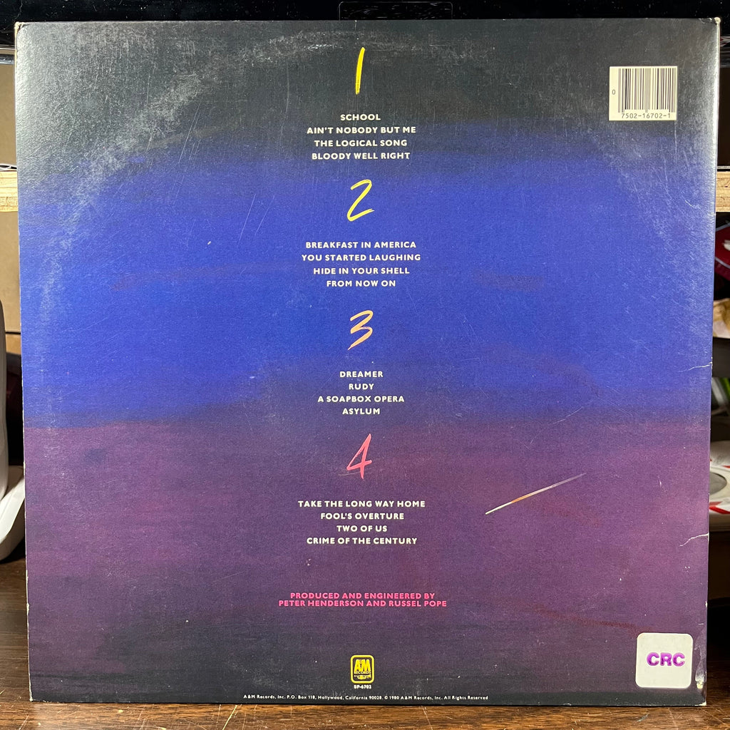 Supertramp - Paris (2xVINYL) | Excellent (EX) Excellent+ (EX+)