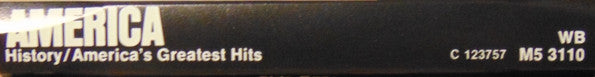 America (2) - History - America's Greatest Hits (CASSETTE) | Excellent (EX) Excellent (EX)