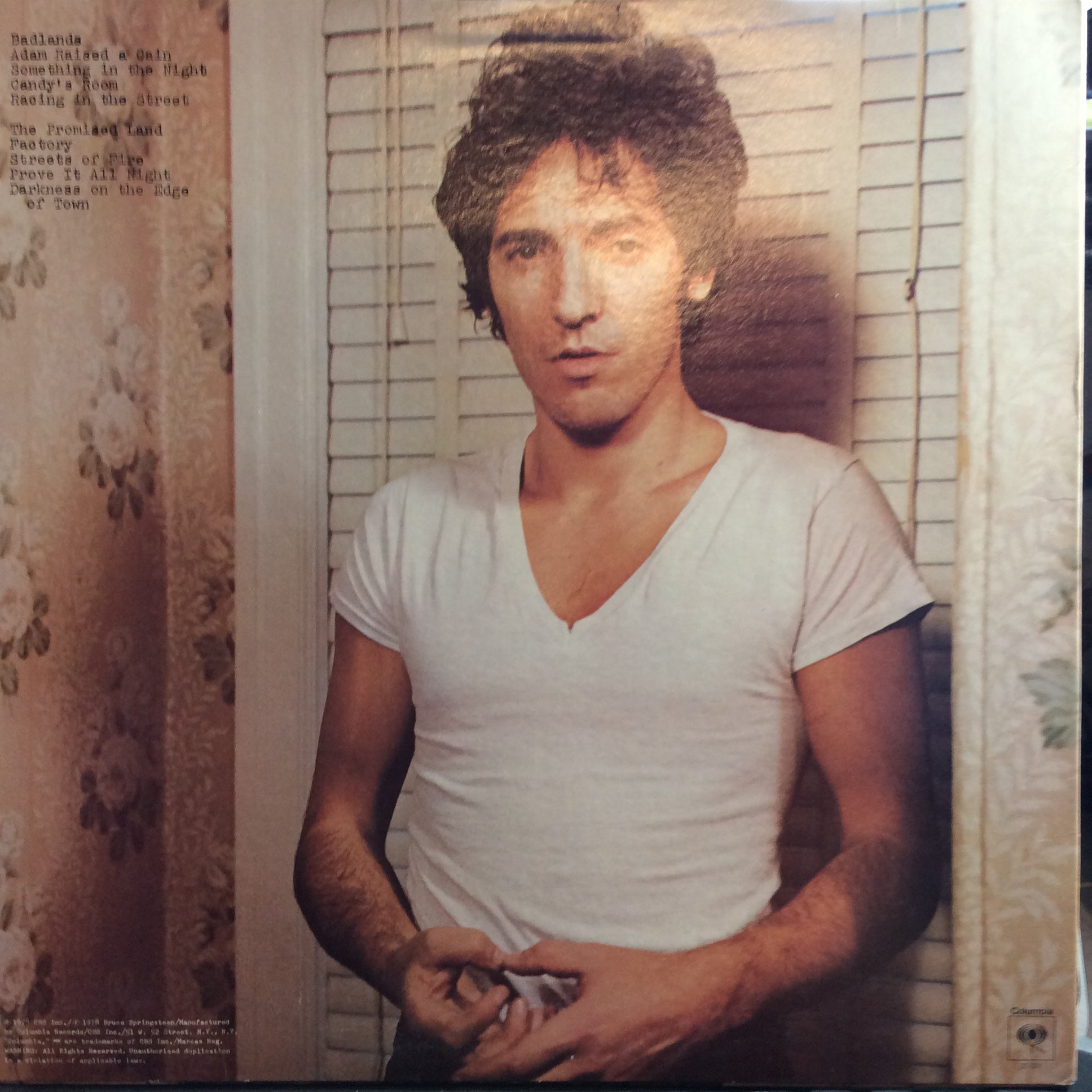 Bruce Springsteen - Darkness On The Edge Of Town (VINYL) | Excellent (EX) Excellent (EX)