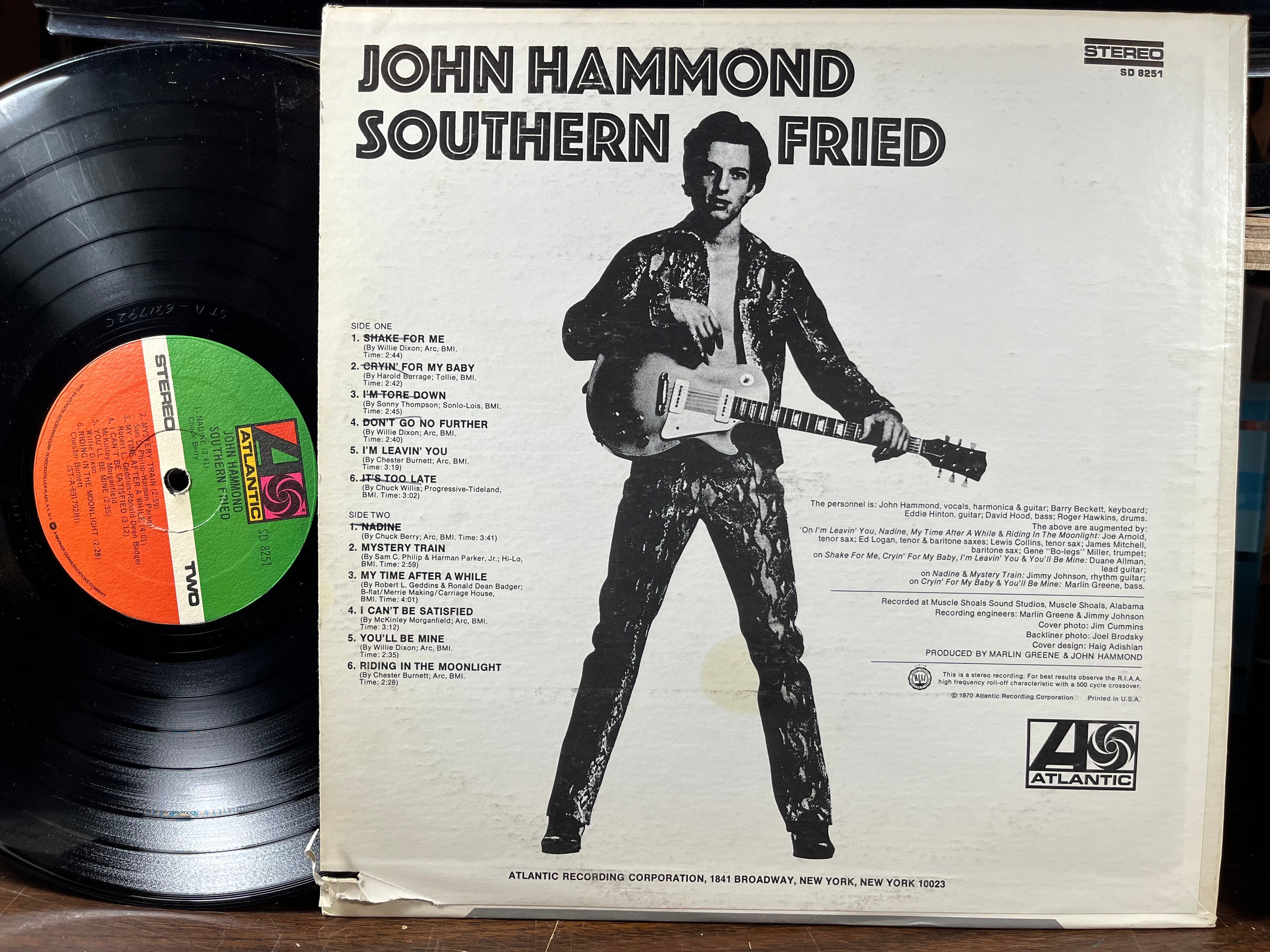 John Paul Hammond - Southern Fried (VINYL) | Excellent (EX) Excellent (EX)