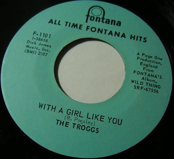 The Troggs - Wild Thing / With A Girl Like You *7"* | Excellent (EX) Generic