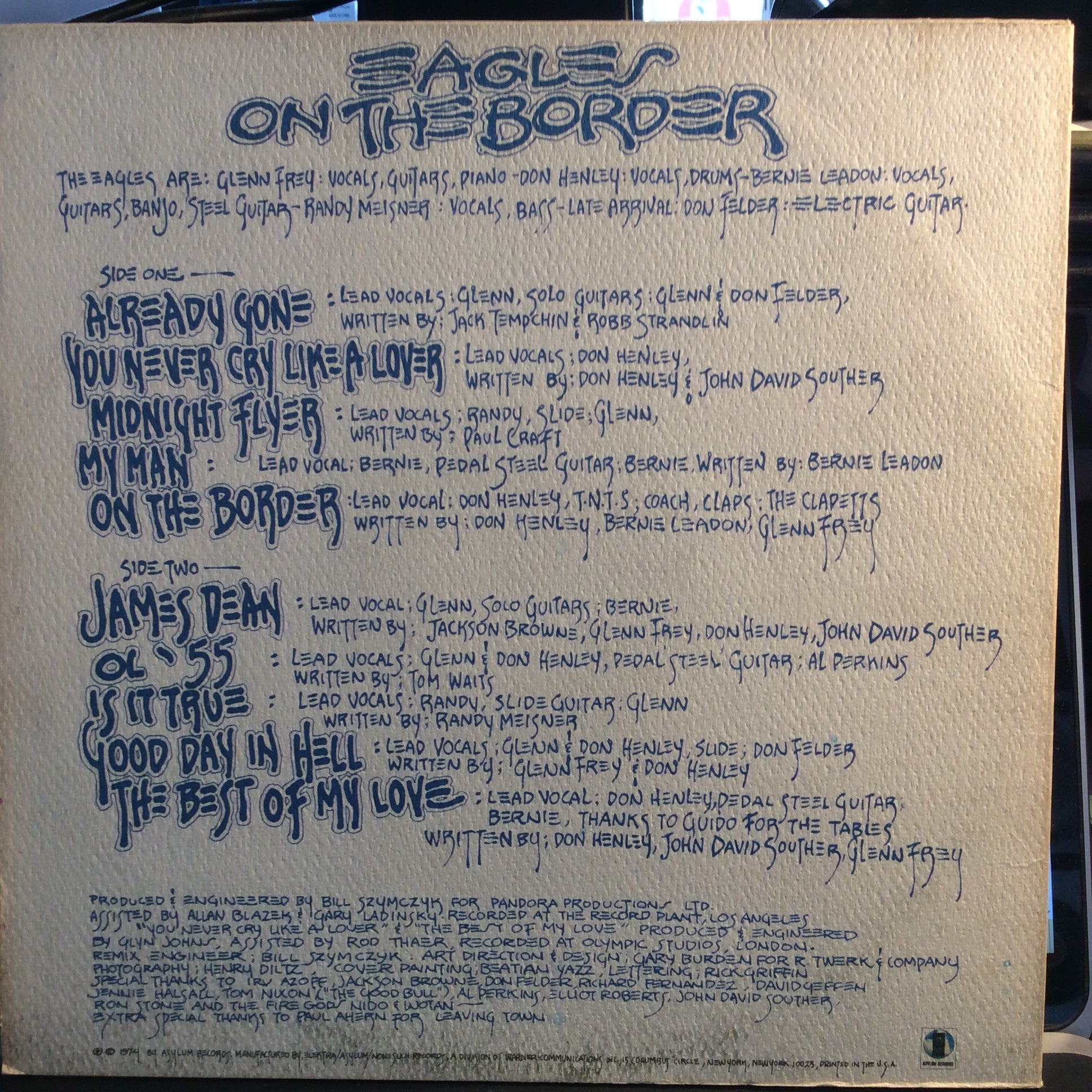 Eagles - On The Border (VINYL) *W POSTER* | Excellent (EX) Excellent (EX)