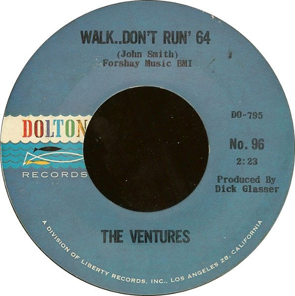 The Ventures - Walk.. Don't Run '64 / The Cruel Sea | Excellent (EX) Generic