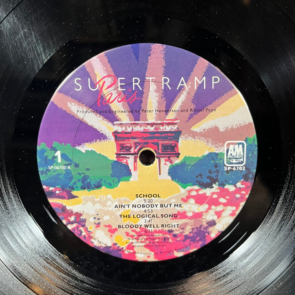 Supertramp - Paris (2xVINYL) | Excellent (EX) Excellent+ (EX+)