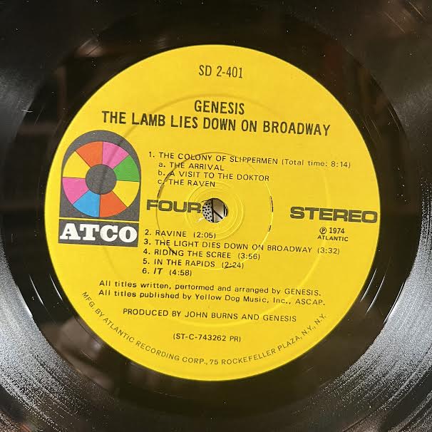 Genesis - The Lamb Lies Down On Broadway (2xVINYL) | Excellent (EX) Very Good (VG)