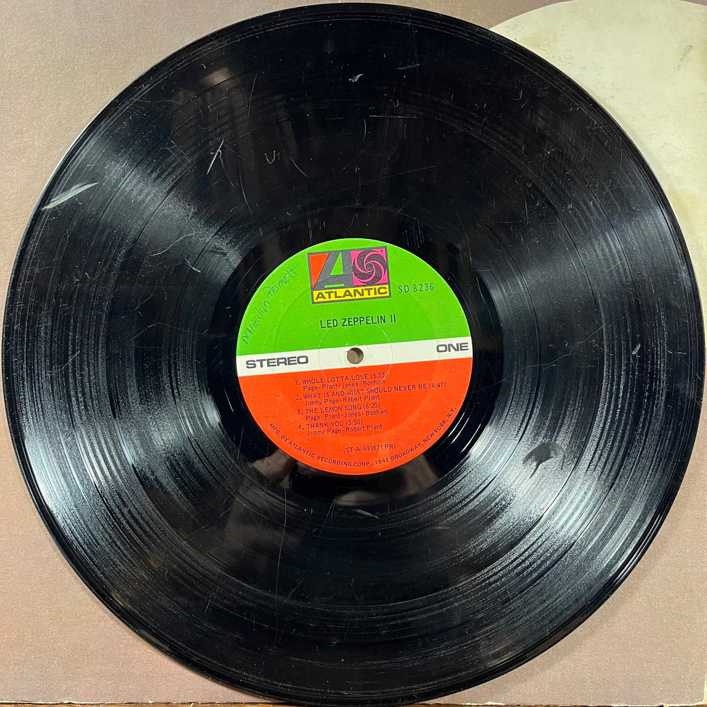 Led Zeppelin - Led Zeppelin II (VINYL - RL PR CUT) | Fair (F) Good Plus (G+)