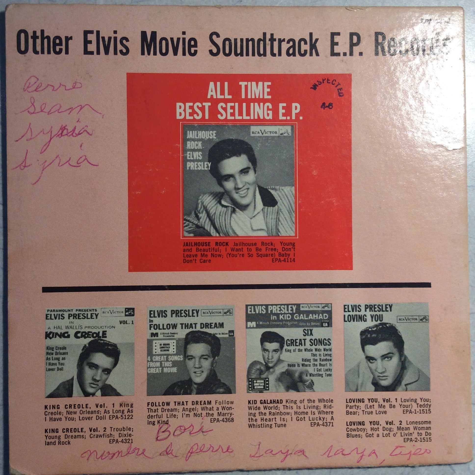 Elvis Presley - Viva Las Vegas (7" VINYL) | Good Plus (G+) Very Good Plus (VG+)