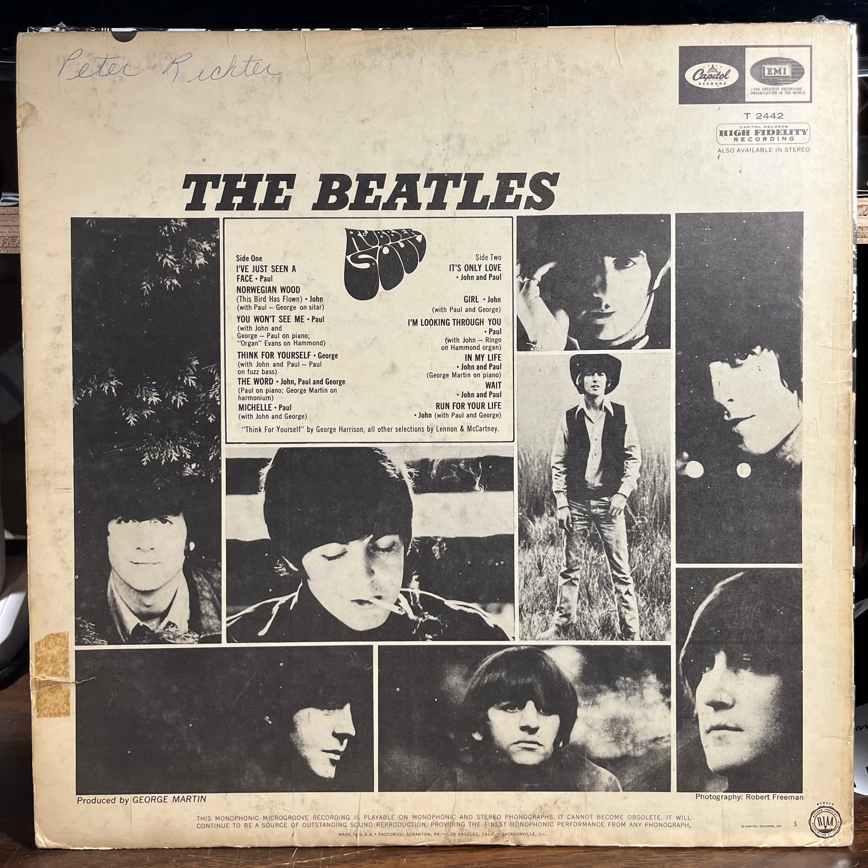 The Beatles - Rubber Soul (VINYL) | Very Good (VG)