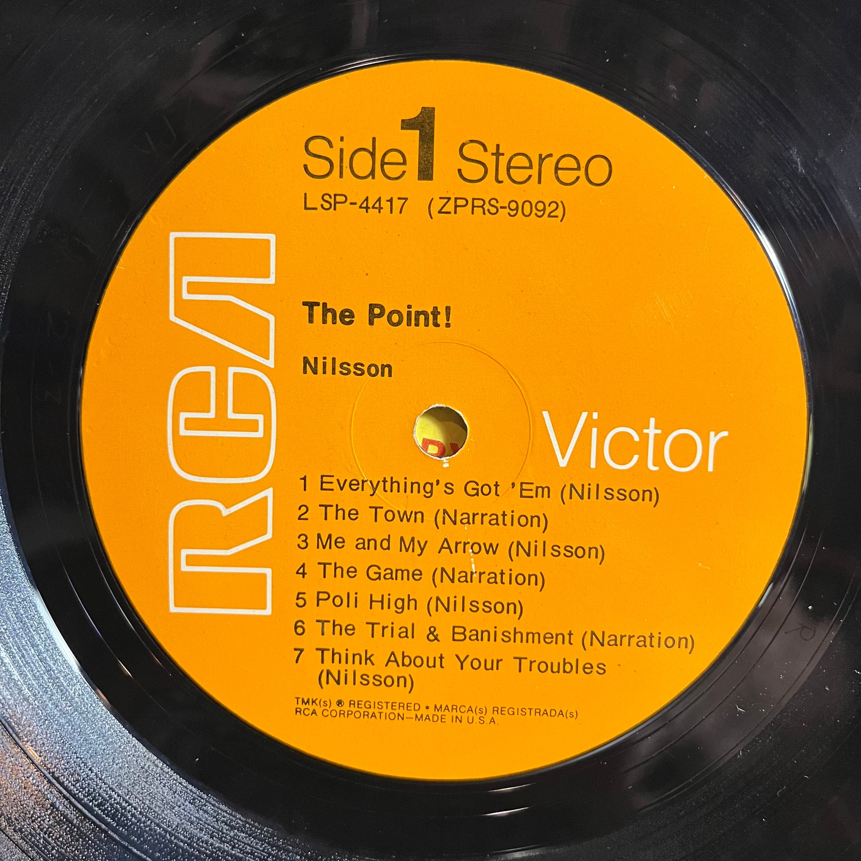 Harry Nilsson - The Point! (VINYL) | Good Plus (G+) Very Good (VG)