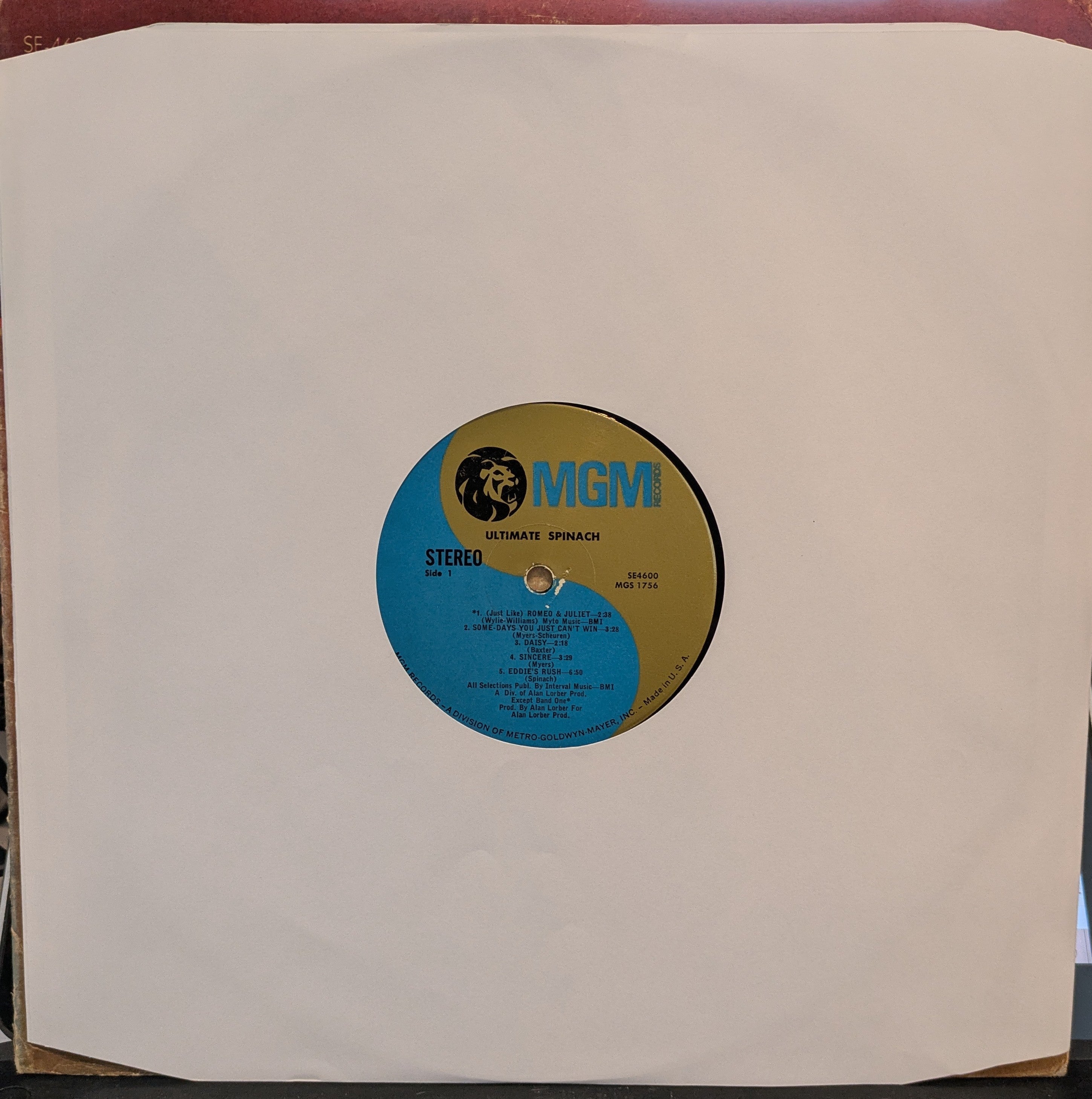 Ultimate Spinach - Ultimate Spinach (VINYL) | Good Plus (G+) Very Good (VG)