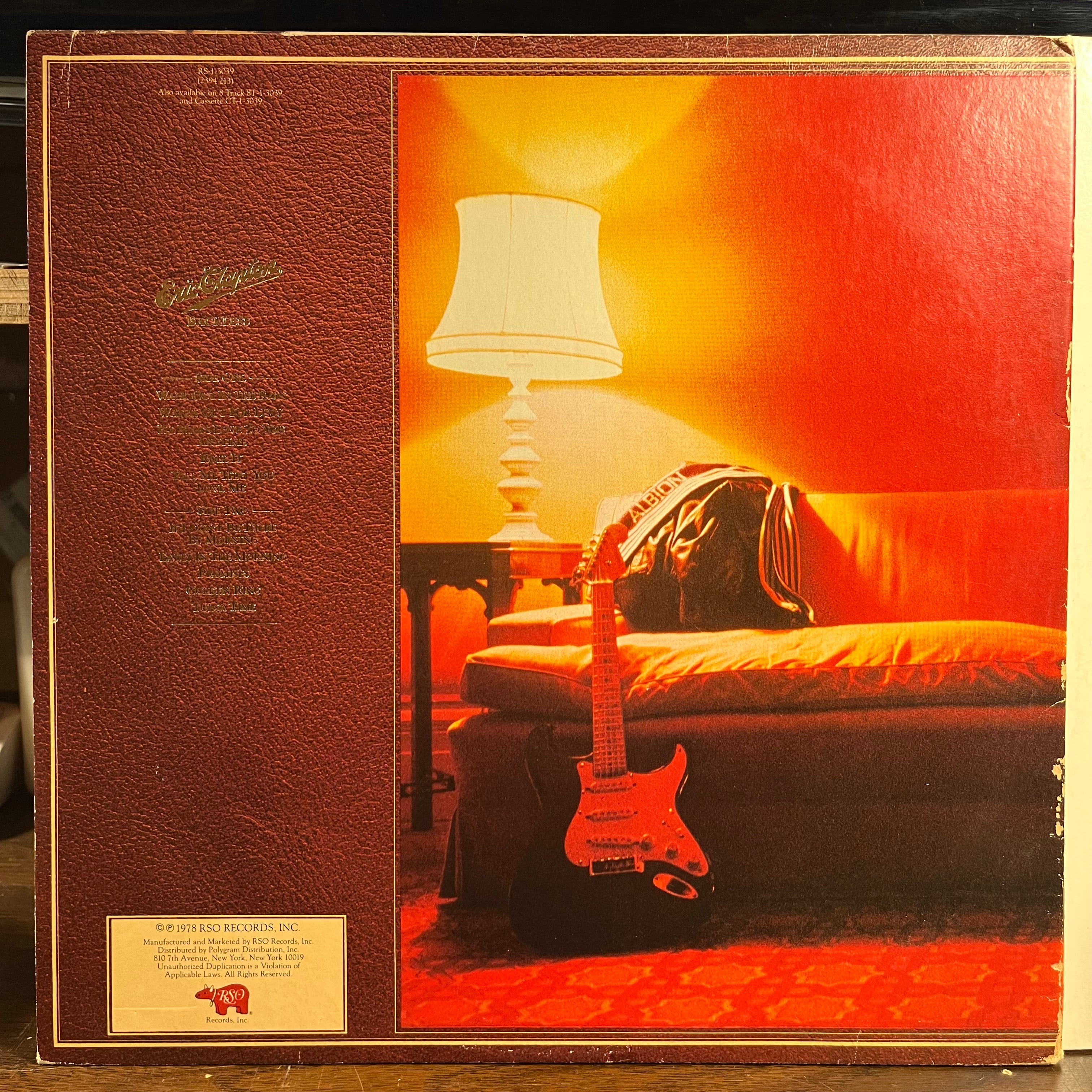 Eric Clapton - Backless (LP) | Near Mint- (NM-) Very Good Plus (VG+)