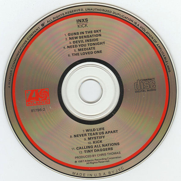 INXS - Kick (CD) | Near Mint (NM) Near Mint (NM)