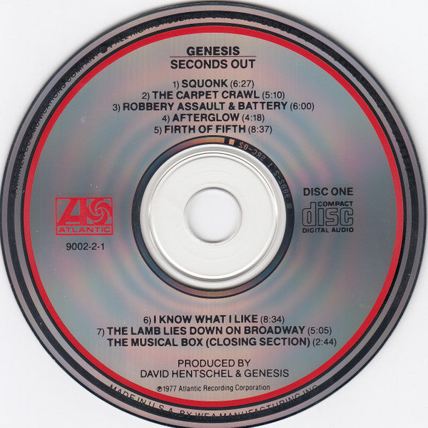 Genesis - Seconds Out (2xCD) | Near Mint- (NM-) Near Mint- (NM-)