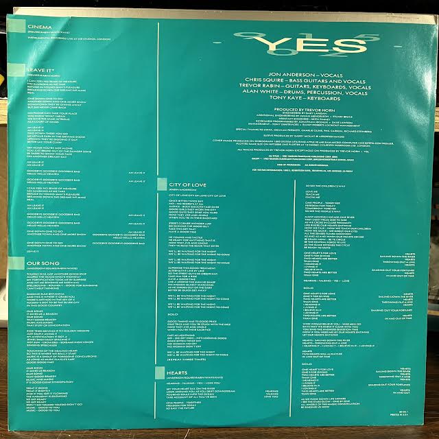 Yes - 90125 (VINYL) | Near Mint- (NM-) Near Mint- (NM-)