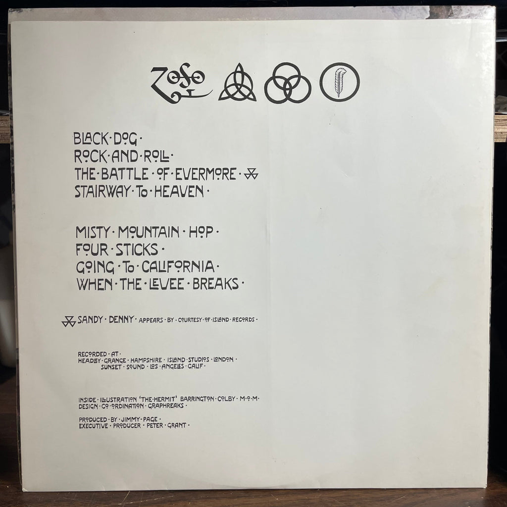 Led Zeppelin - Untitled (VINYL) | Near Mint- (NM-) Near Mint (NM)