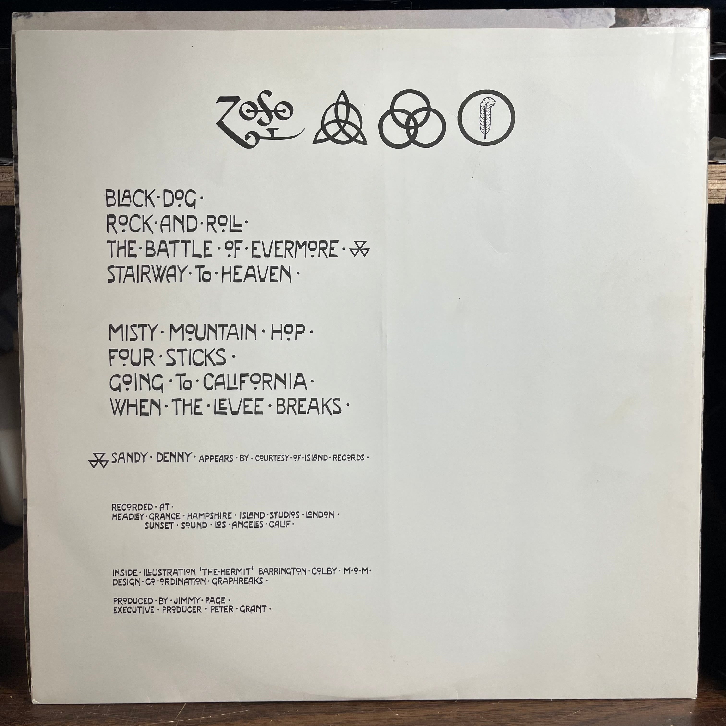 Led Zeppelin - Untitled (VINYL) | Near Mint- (NM-) Near Mint (NM)