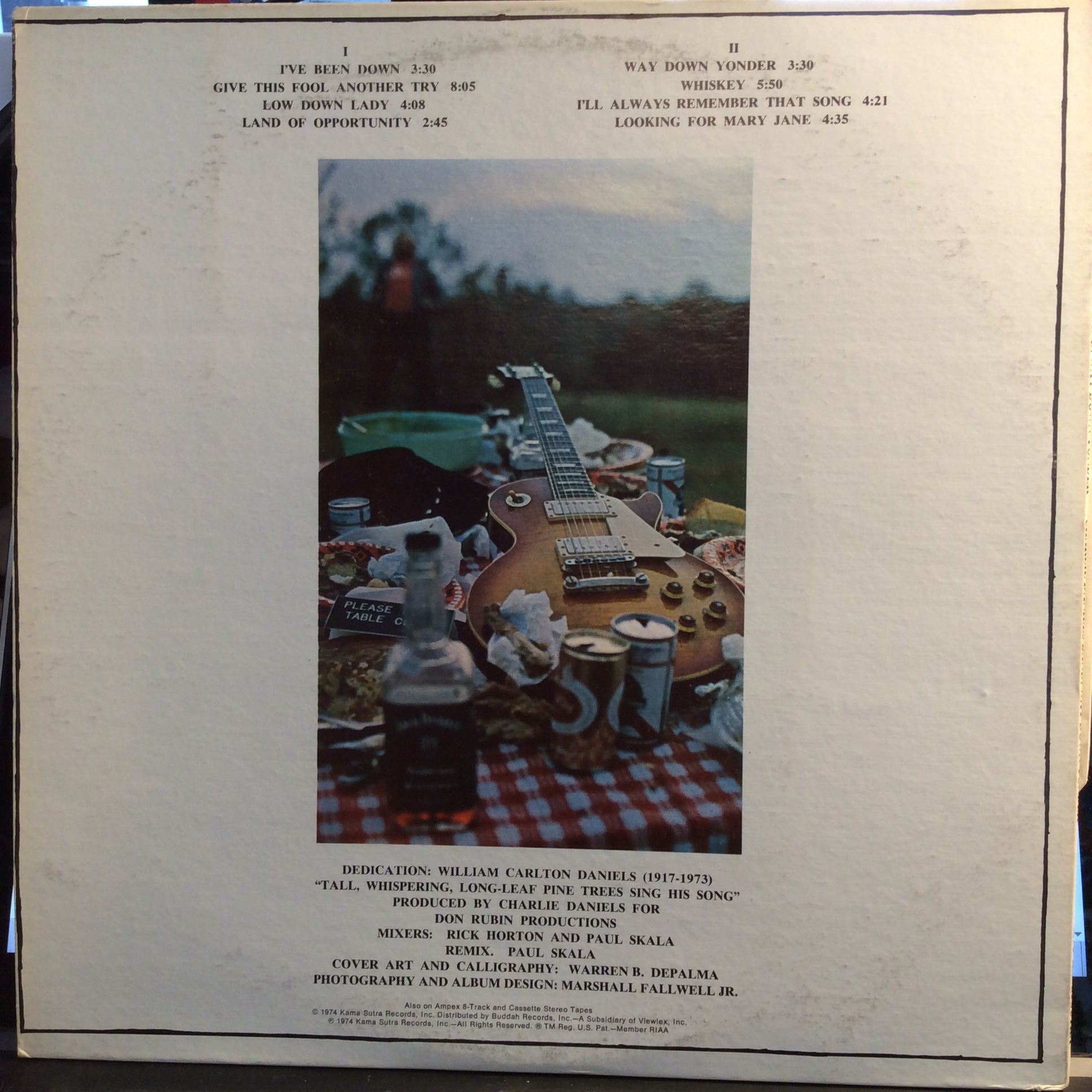 The Charlie Daniels Band - Way Down Yonder (VINYL) | Near Mint- (NM-) Excellent (EX)