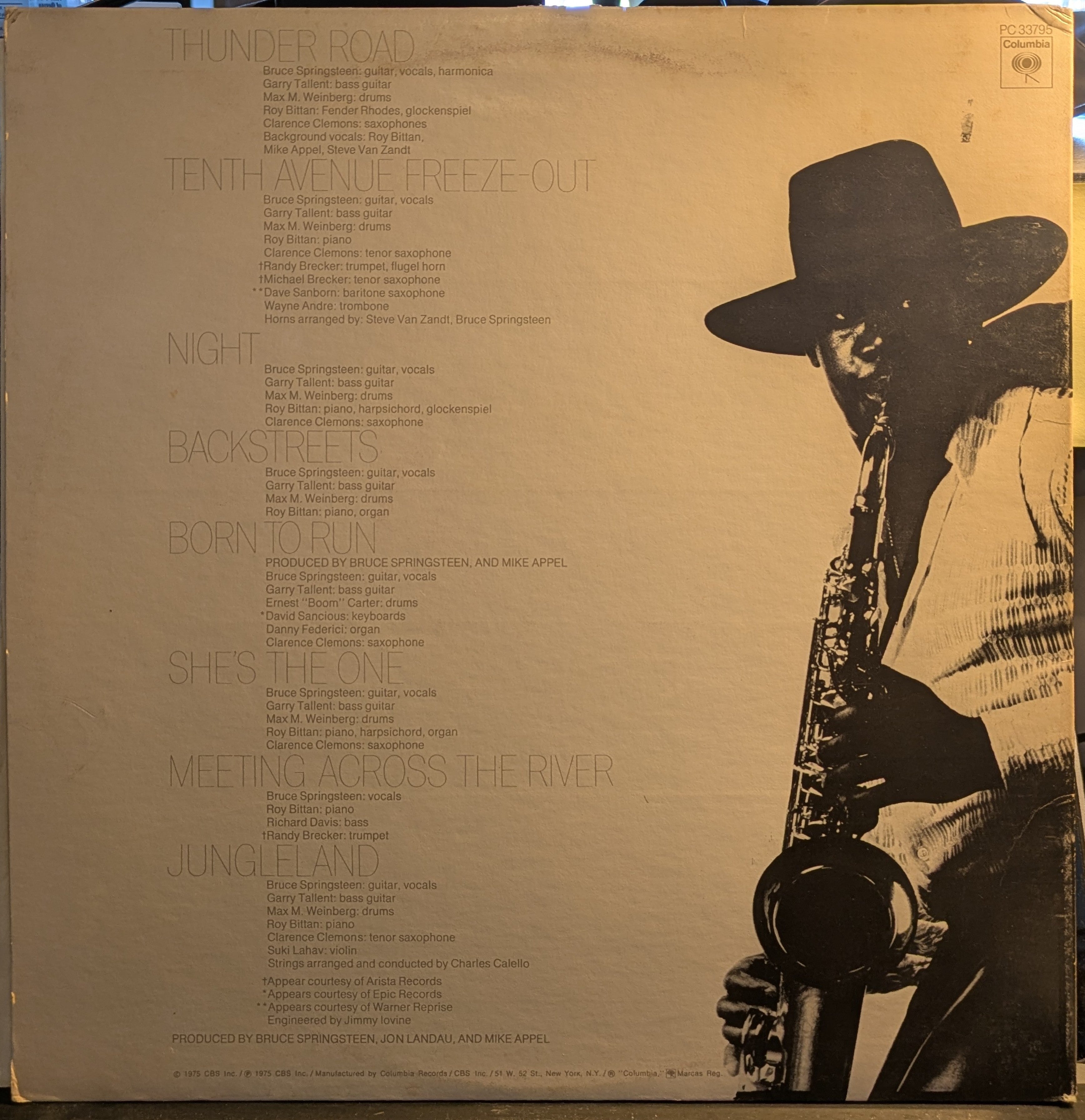 Bruce Springsteen - Born To Run (VINYL) | Near Mint (NM) Excellent (EX)