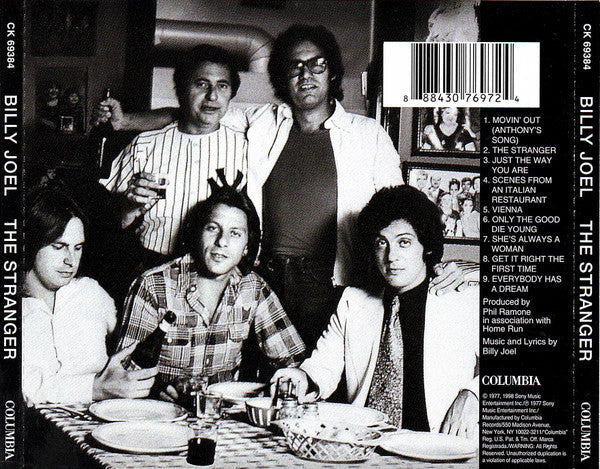 Billy Joel - The Stranger (CD) | Near Mint- (NM-) Near Mint- (NM-)