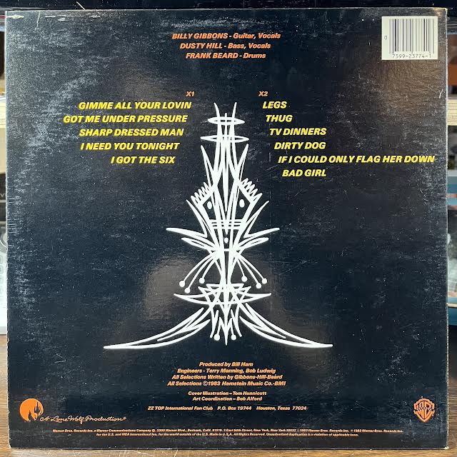 ZZ Top - Eliminator (VINYL) | Near Mint- (NM-) Near Mint- (NM-)
