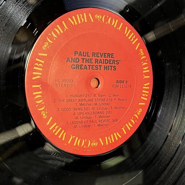 Paul Revere & The Raiders - Greatest Hits (VINYL) | Near Mint (NM) Excellent (EX)
