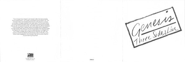 Genesis - Three Sides Live (2xCD) | Near Mint- (NM-) Near Mint- (NM-)