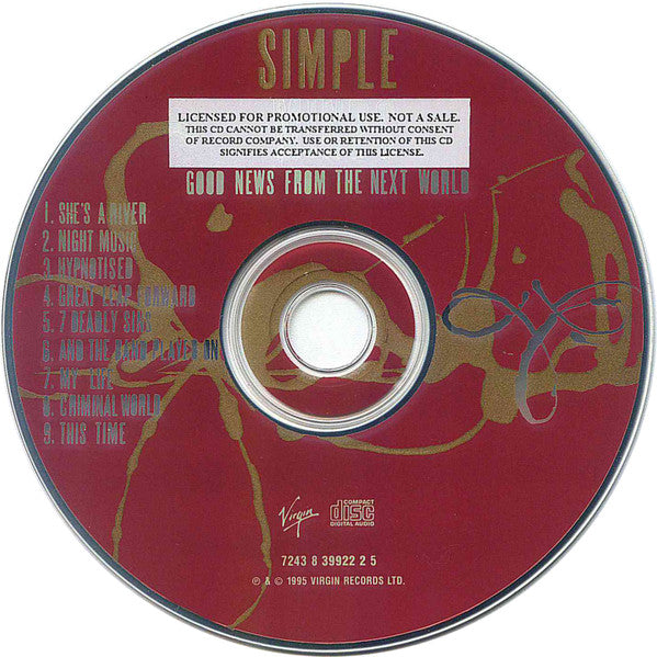 Simple Minds - Good News From The Next World (CD) | Near Mint- (NM-) Near Mint- (NM-)