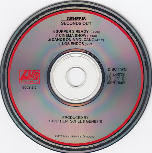 Genesis - Seconds Out (2xCD) | Near Mint- (NM-) Near Mint- (NM-)