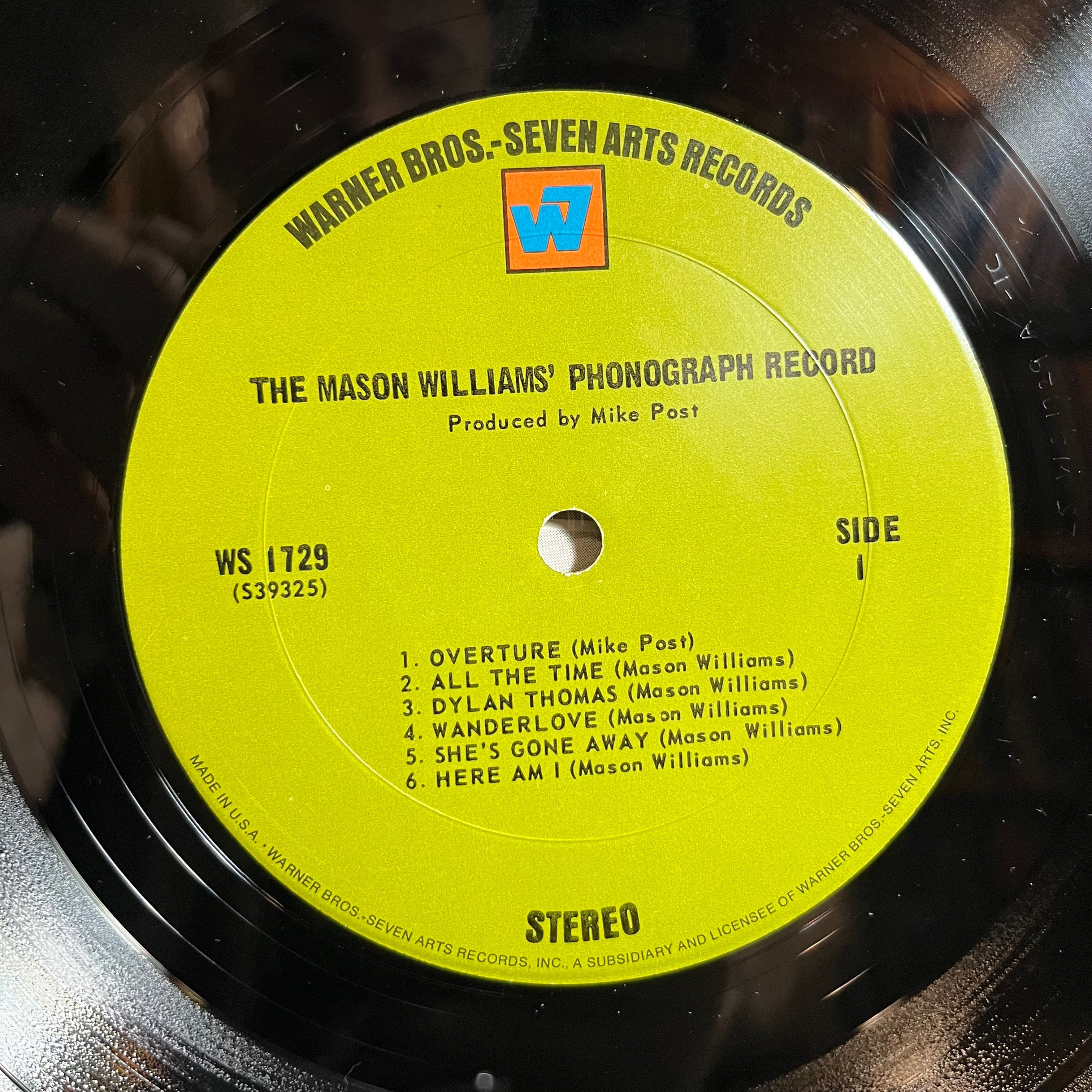 Mason Williams - The Mason Williams Phonograph Record (VINYL) | Near Mint- (NM-) Near Mint (NM)