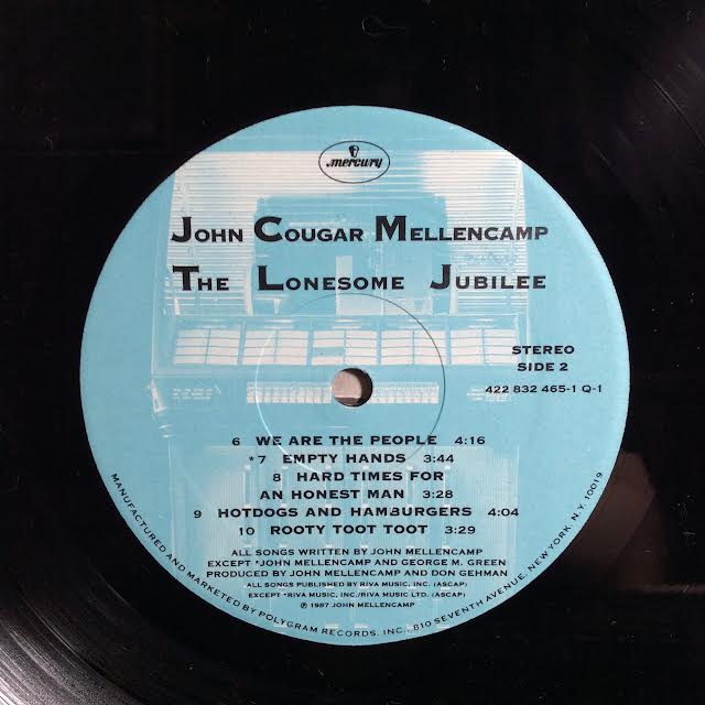 John Cougar Mellencamp - The Lonesome Jubilee (VINYL) | Near Mint- (NM-) Excellent+ (EX+)
