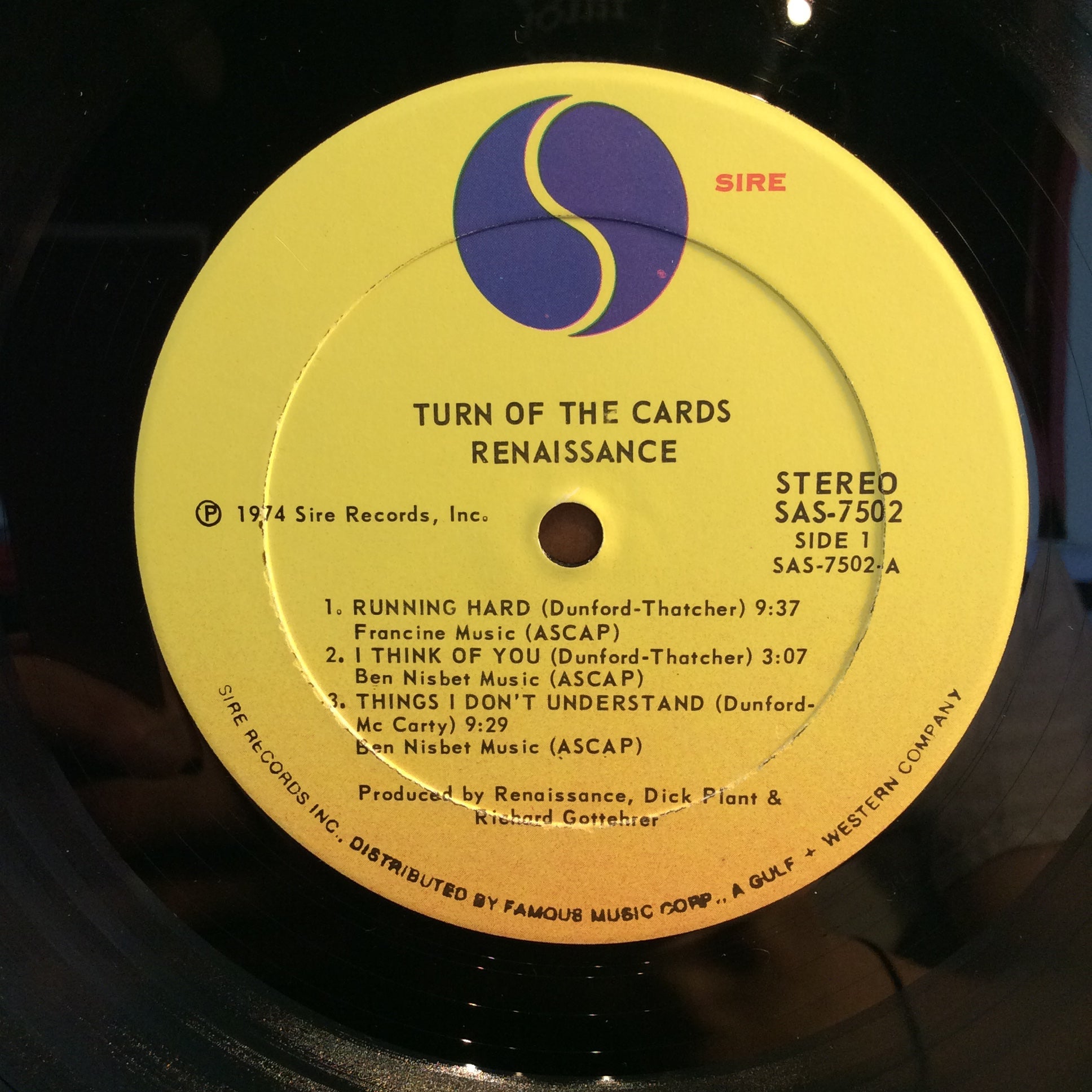 Renaissance (4) - Turn Of The Cards (VINYL) | Near Mint- (NM-) Near Mint (NM)
