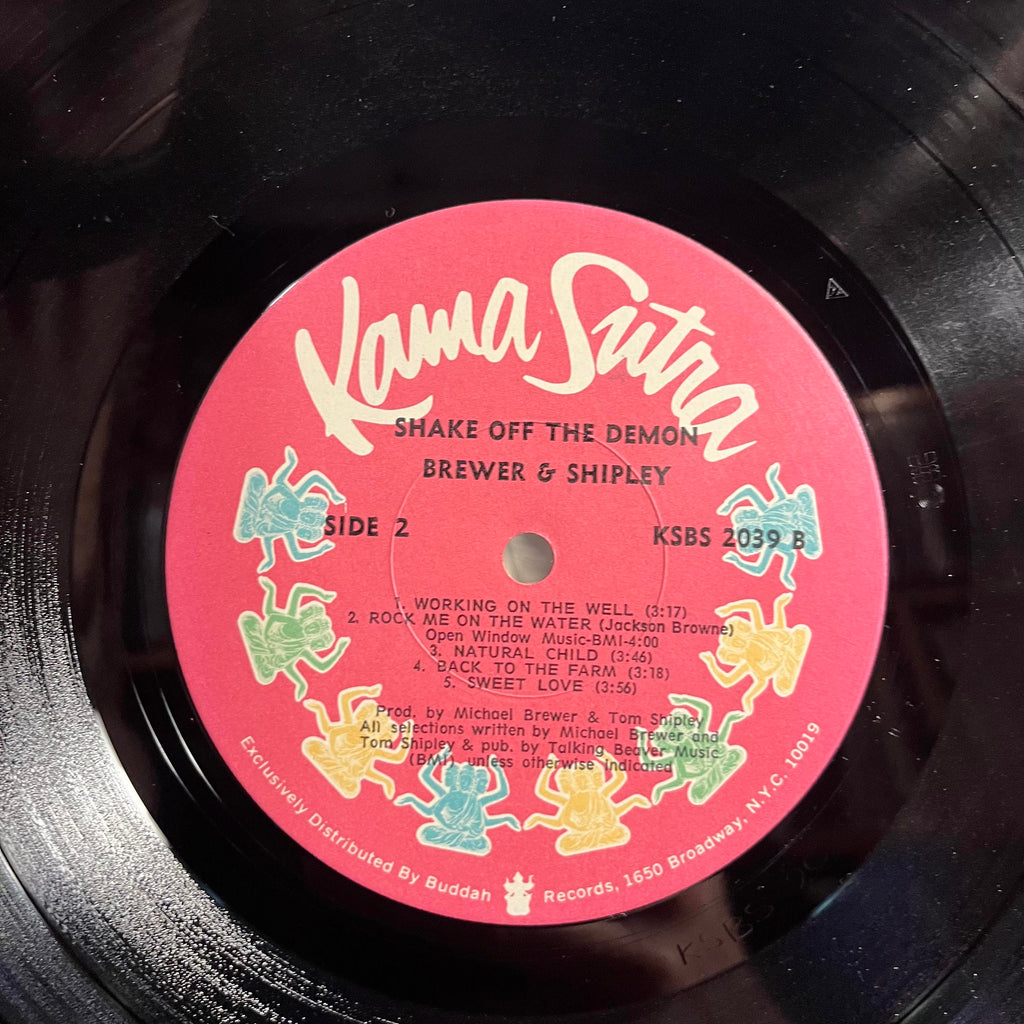 Brewer And Shipley - Shake Off The Demon *SCRANTON* | Near Mint (NM) Very Good Plus (VG+)