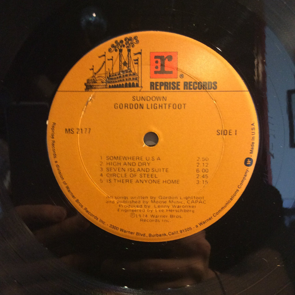 Gordon Lightfoot - Sundown (VINYL) | Near Mint- (NM-) Excellent+ (EX+)