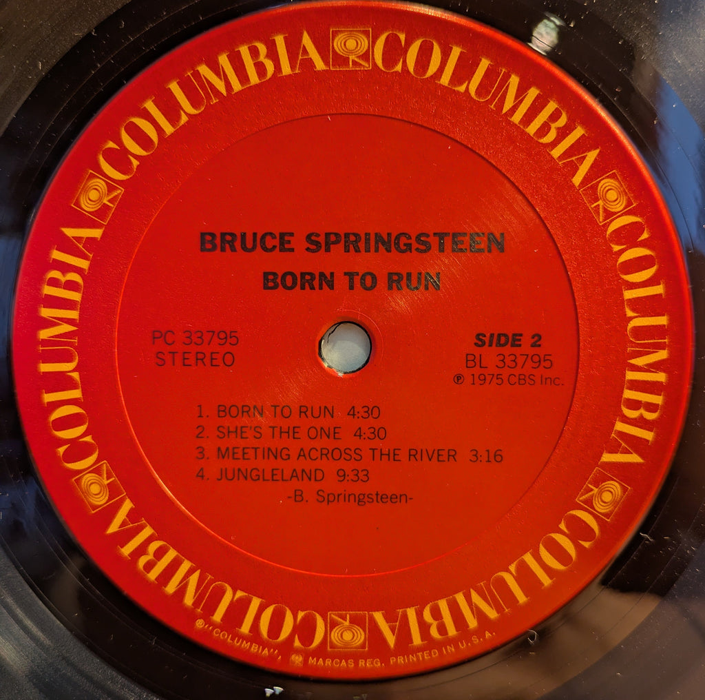 Bruce Springsteen - Born To Run (VINYL) | Near Mint (NM) Excellent (EX)