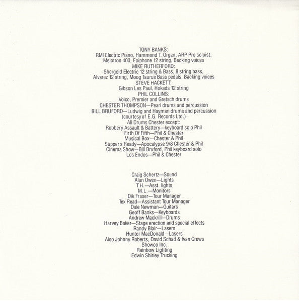 Genesis - Seconds Out (2xCD) | Near Mint- (NM-) Near Mint- (NM-)