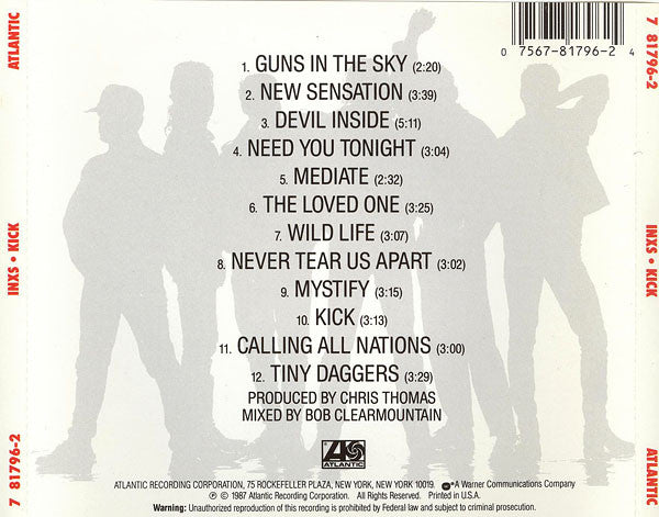 INXS - Kick (CD) | Near Mint (NM) Near Mint (NM)
