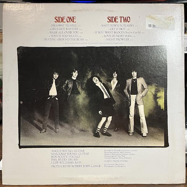 AC/DC - Highway To Hell (VINYL) | Near Mint- (NM-) Excellent (EX)
