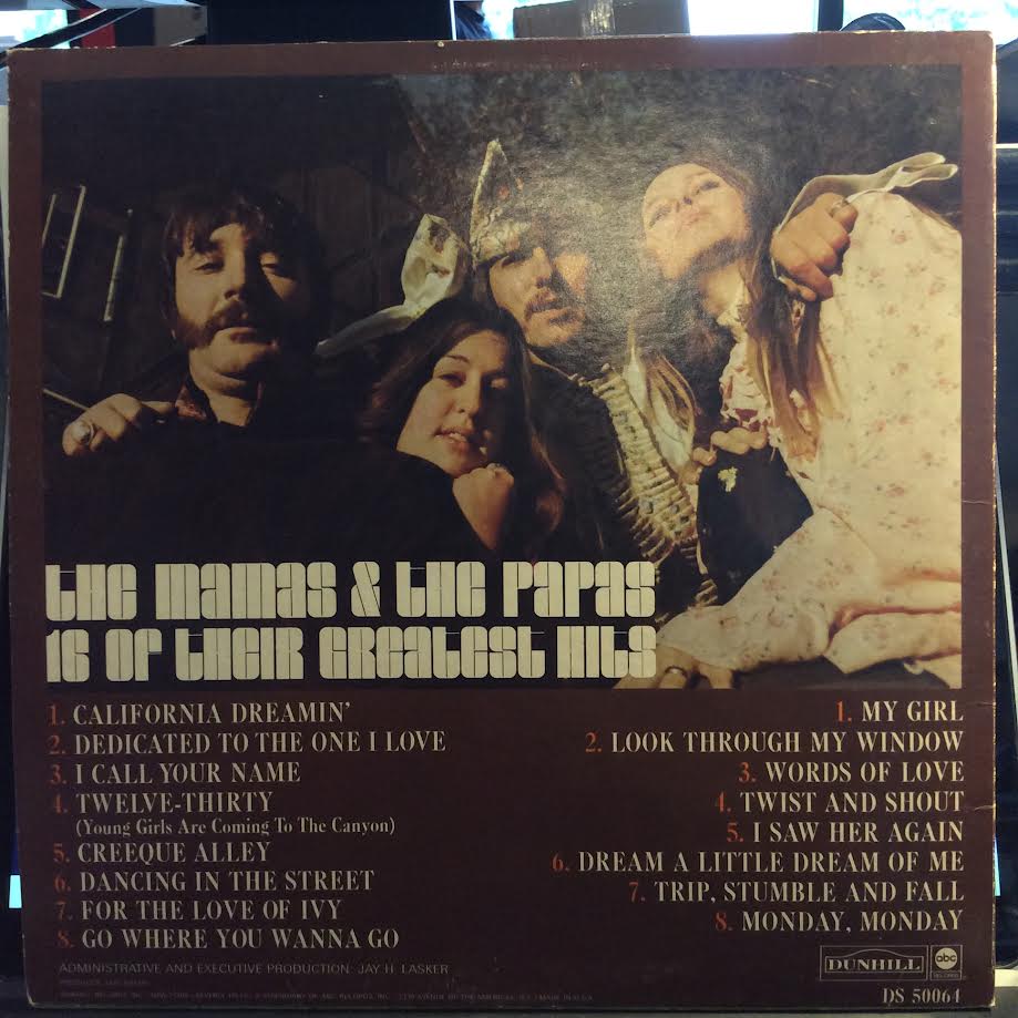 The Mamas & The Papas - 16 Of Their Greatest Hits (VINYL) | Near Mint- (NM-) Excellent (EX)