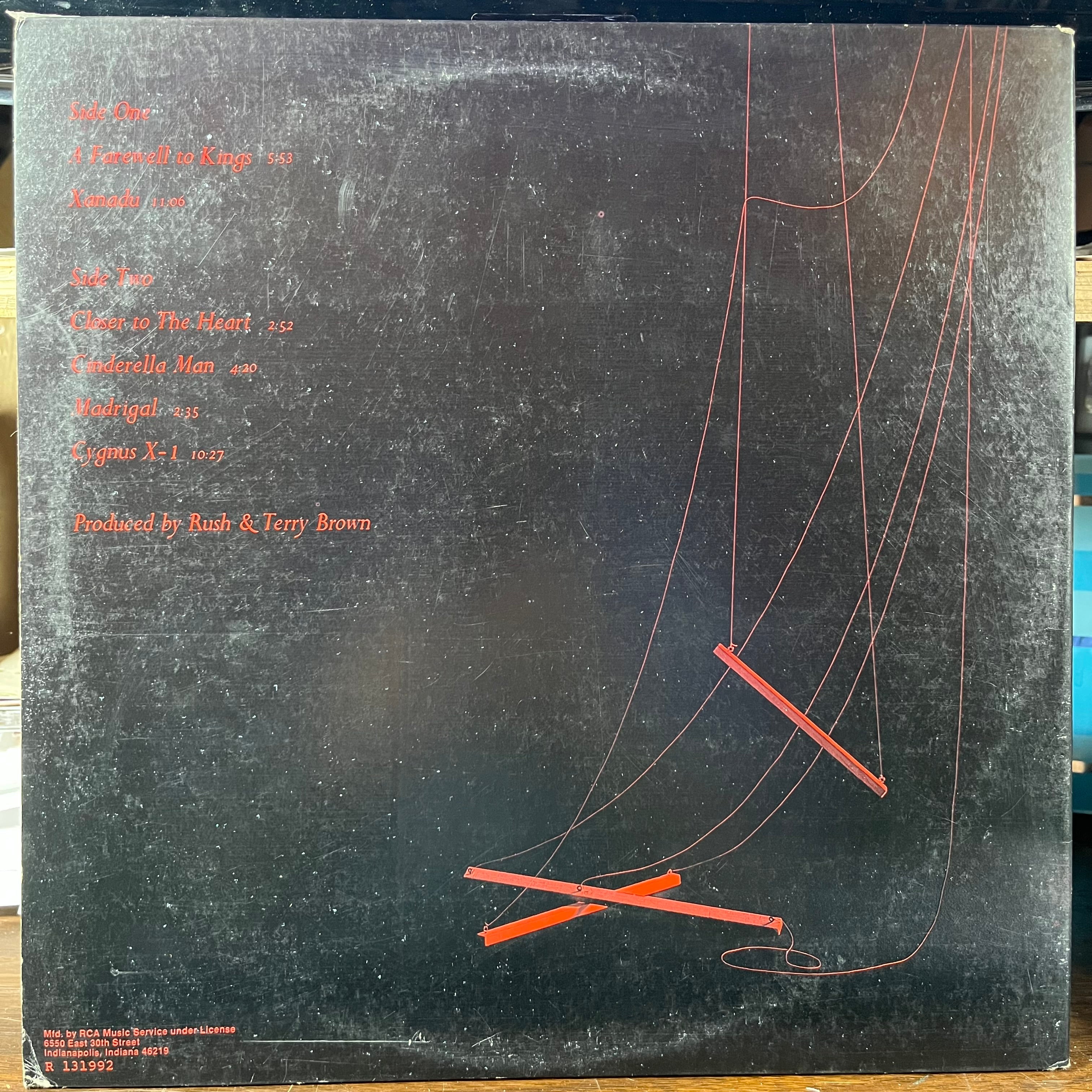 Rush - A Farewell To Kings (VINYL) | Near Mint (NM or M-) Excellent (EX)