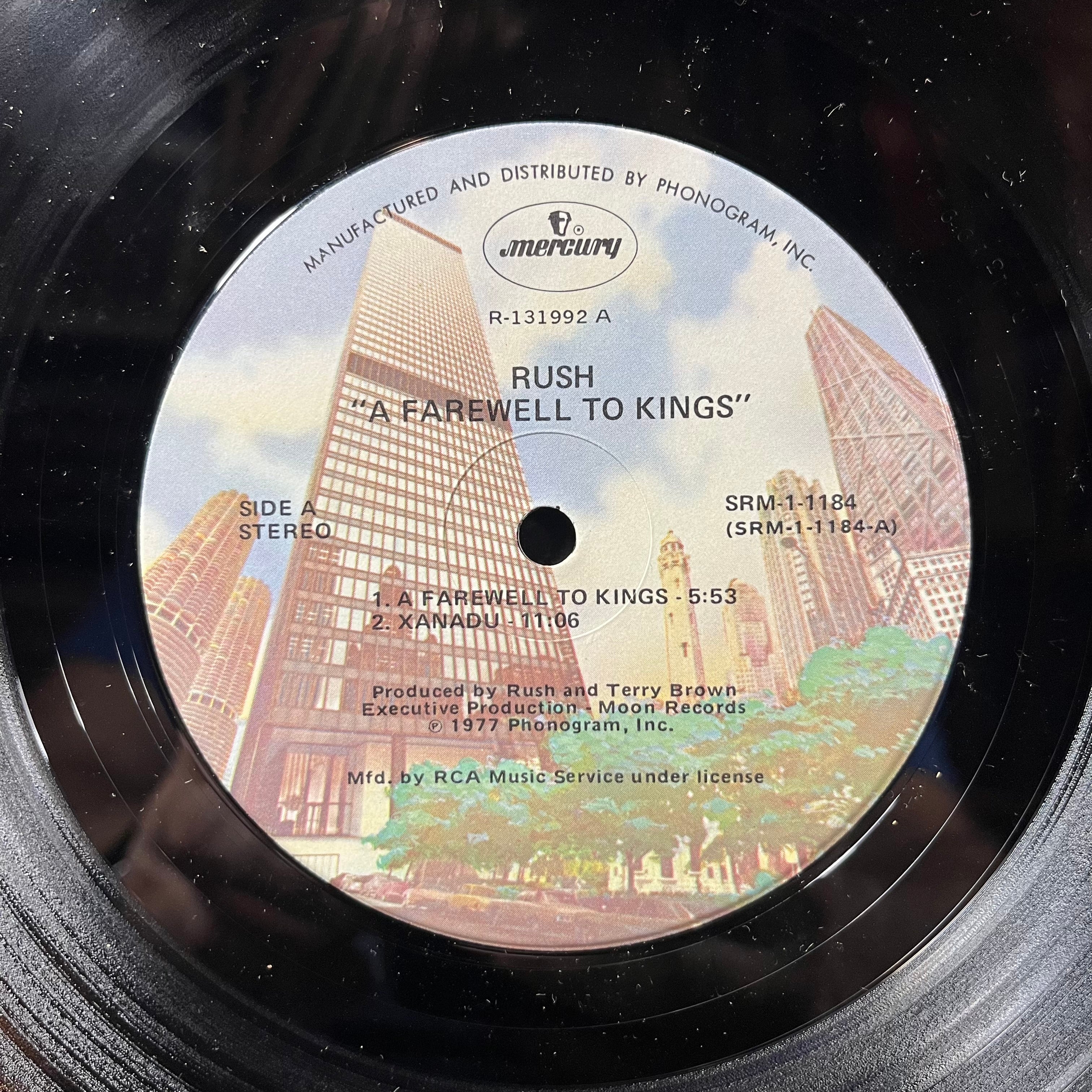 Rush - A Farewell To Kings (VINYL) | Near Mint (NM or M-) Excellent (EX)
