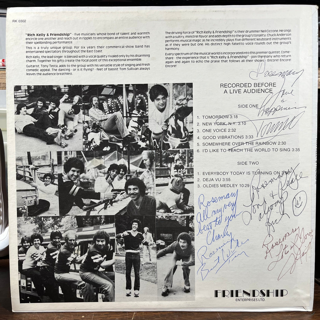 Rich Kelly & Friendship - Encore! Encore! (LP) | Near Mint (NM) Near Mint (NM)